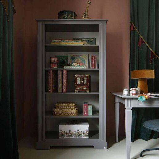 Bellamy Ines polica za knjige, siva