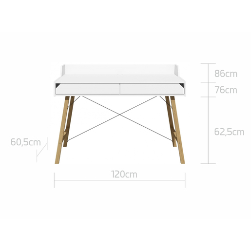 Bellamy Lotta stol, bijeli