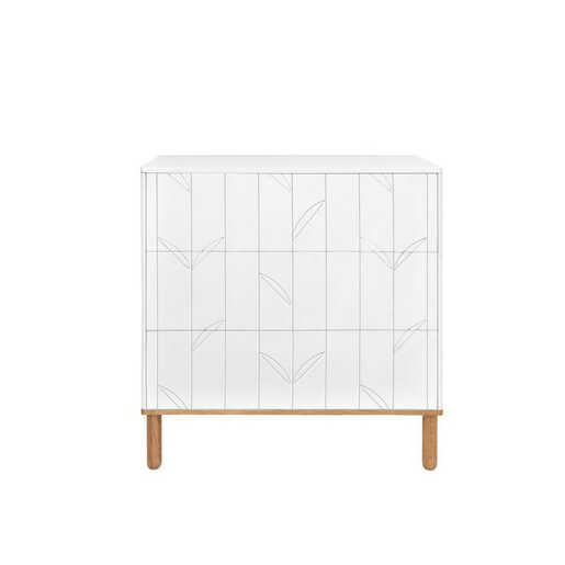 Bellamy Toteme Botanic komoda s 3 ladice, bijela