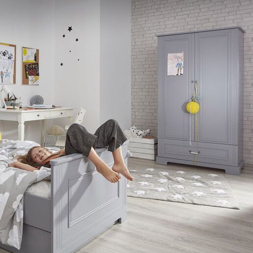 Bellamy Ines ormar s 2 vrata, sivi