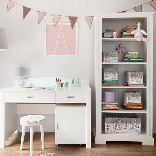 Bellamy Ines polica za knjige, bijela