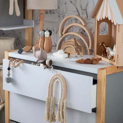 Bellamy Pinette komoda s 3 ladice, bijela