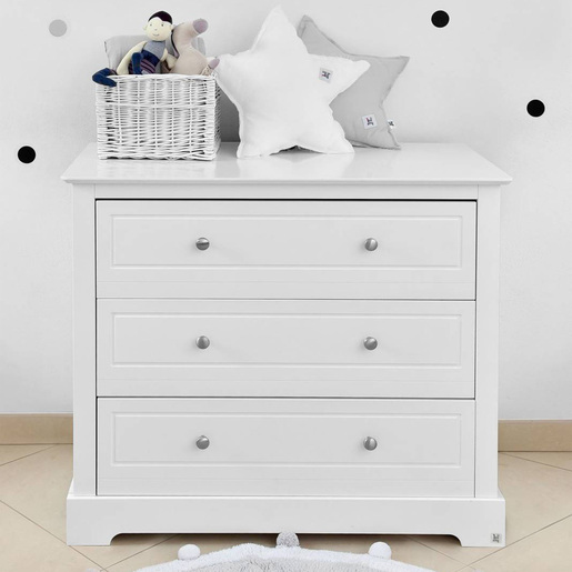 Bellamy Marylou komoda s 3 ladice, bijela