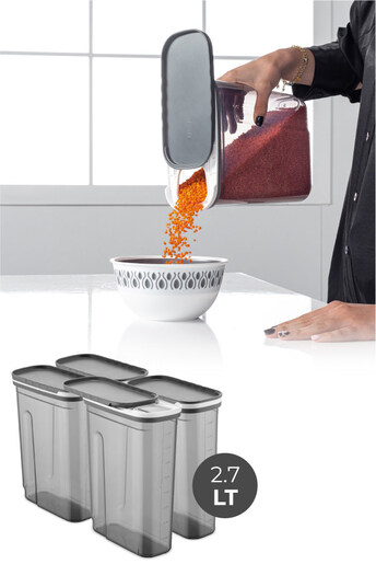 Set kutija za pohranu ANTHRACITE