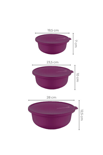 Set zdjela PURPLE