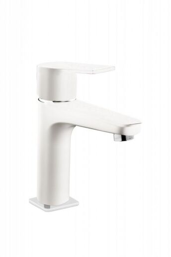 SINK SOLUTION kupaonska slavina za umivaonik AZUR, 12 cm, bijela