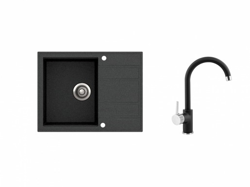 SINK SOLUTION set sudopera i slavine PALERMO, bež