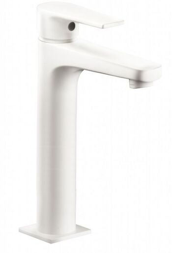 SINK SOLUTION kupaonska slavina za umivaonik AZUR, 22,5 cm, bijela