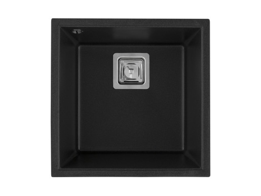 SINK SOLUTION granitna posuda 37 x 37 cm, crna