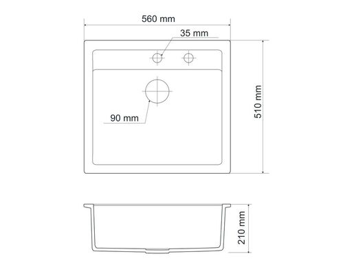 SINK SOLUTION sudoper NATURA 60 PLUS, bež