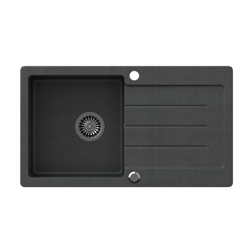 SINK SOLUTION sudoper LUMINA 40 PLUS, crni