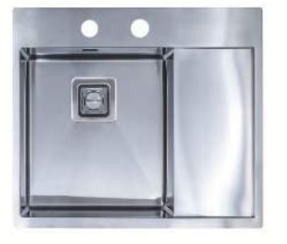 SINK SOLUTION sudoper A LINE PLUS PLUS 60 x 52 cm, lijevi, inox