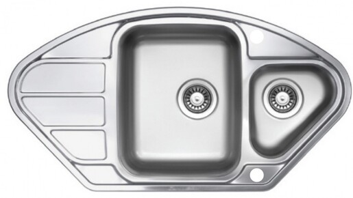 SINK SOLUTION sudoper A LINE 94,5 x 51 cm, 1+2/3, inox