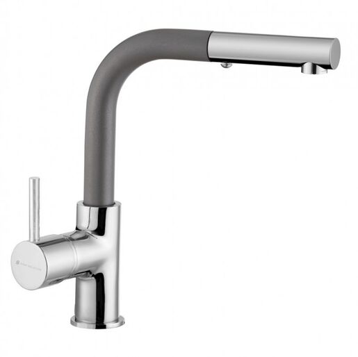 SINK SOLUTION kuhinjska slavina NATI, siva/krom