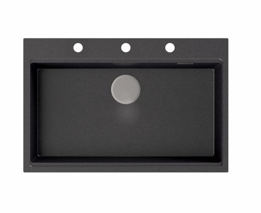 SINK SOLUTION sudoper FIBER 800 PLUS, crni