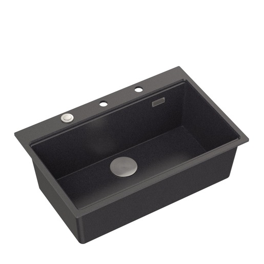 SINK SOLUTION sudoper FIBER 800 PLUS, crni