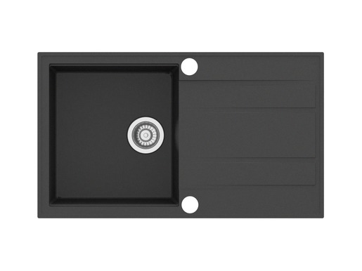 SINK SOLUTION sudoper NATURA 100 PLUS, crni