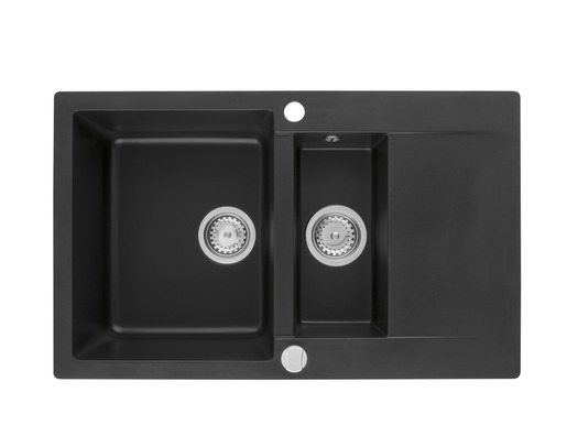 SINK SOLUTION sudoper NATURA 120 PLUS, crni