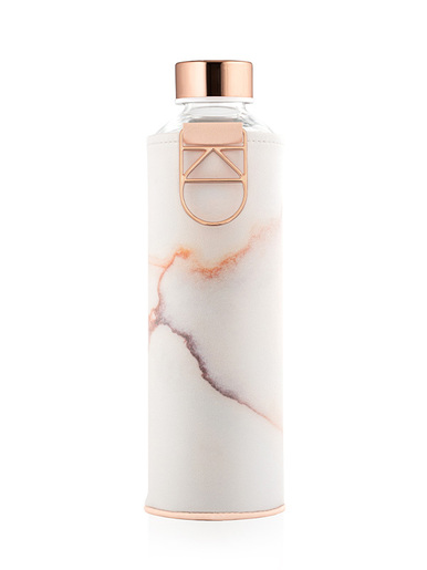 EQUA, staklena boca, Mismatch Lava, navlaka od umjetne kože, BPA free, 750ml