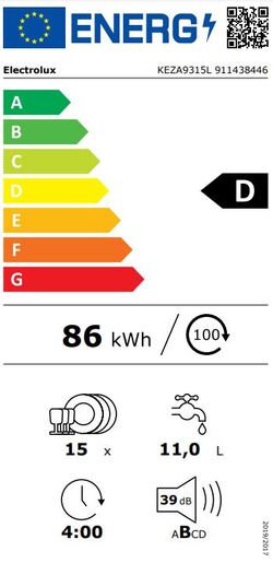 Electrolux perilica posuđa KEZA9315L