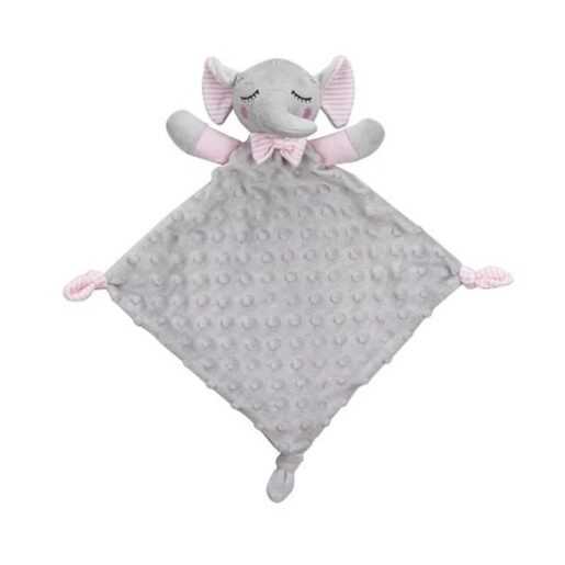 Interbaby tješilica Duo dou Elephant Pink u poklon kutiji