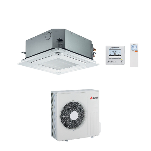 Mitsubishi Electric 4-smjerne kazetne jedinice SLZ-M50FA/SUZ-M50VA+ SLP-2FA sa daljinskim upravljačem PAR-41MAA-J