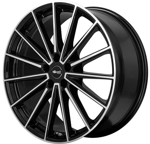 Aluminijski naplatak Brock B43 8x19 5/108 ET42 X7 SGVP (Schwarz Glanz Voll-Poliert) - EAN kod 4250996356988