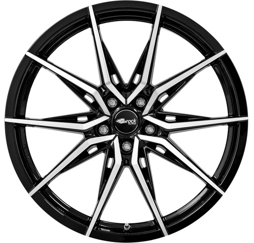 Aluminijski naplatak Brock B42 8,5x20 5/108 ET45 X4 SGVP (Schwarz Glanz Voll-Poliert) - EAN kod 4250996344725