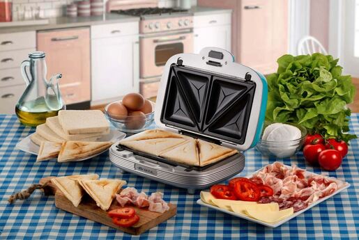 Ariete 3u1 aparat za sendviče, muffine i krafne 1972, plavi