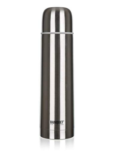 BANQUET Akcent termos boca 0,75 l, srebrna