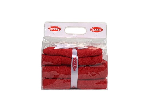 Set ručnika RED, u poklon kutiji, 3/1