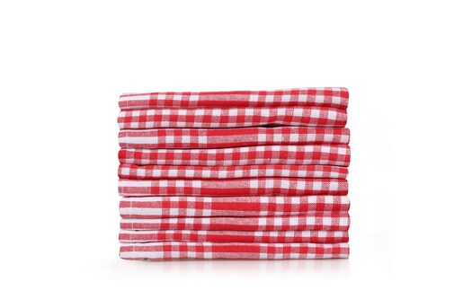 Set kuhinjskih krpa, 10 komada, crvena