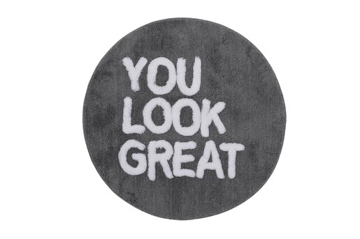 Kupaonski tepih Look Good 90cm, crni