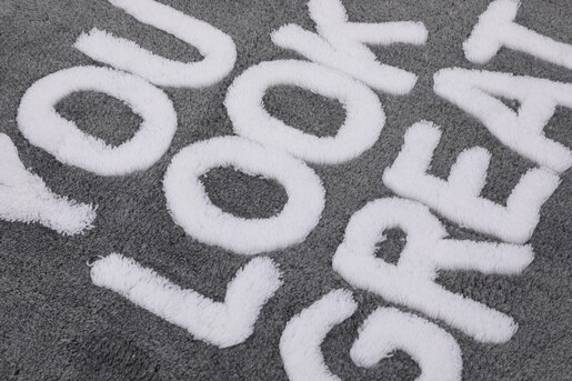 Kupaonski tepih Look Good 90cm, crni