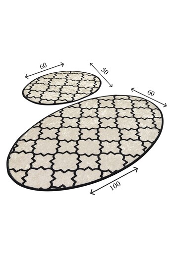 Kupaonski set tepiha Kupa 50x60cm i 60x100cm, 2/1