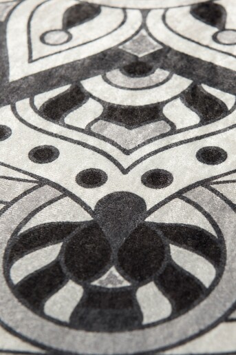 Kupaonski tepih Mandal 100cm, crni