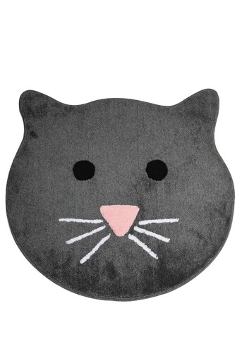 Kupaonski tepih Maca 90cm, sivi