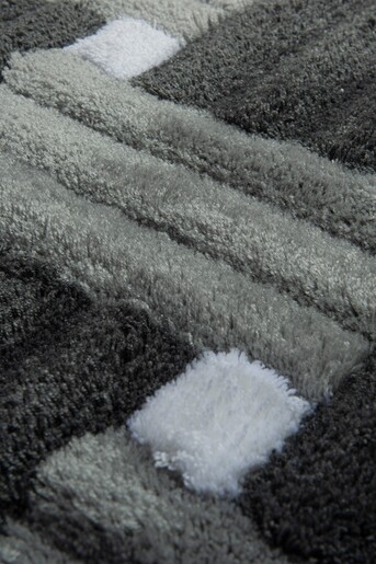 Kupaonski set tepiha Piazza 40x60cm, 50x60cm i 60x100cm, 3/1, sivi