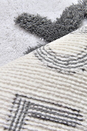 Kupaonski set tepiha Great 50x60cm i 60x100cm, 2/1, svijetlo sivi