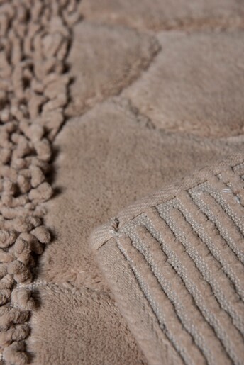 Kupaonski set tepiha Stone 50x60cm i 60x100cm, 2/1, bež