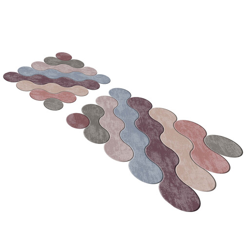 Kupaonski set tepiha 50x60cm i 60x100cm, 2/1