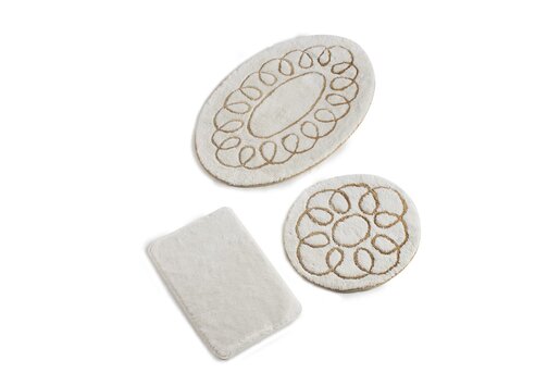 Kupaonski set tepiha Safir 40x60cm, 50x60cm i 60x100cm, 3/1, bež