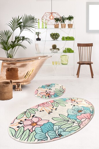 Kupaonski set tepiha Spring 50x60cm i 60x100cm, 2/1