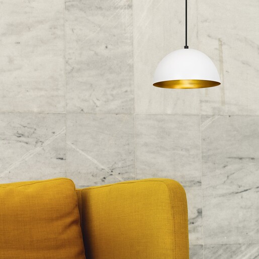 Visilica MARK, E27, bijelo/zlatna