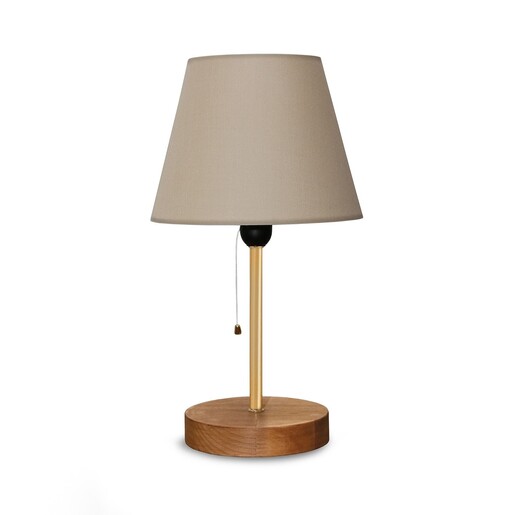 Stolna svjetiljka MILKY, E27, smeđe/bež