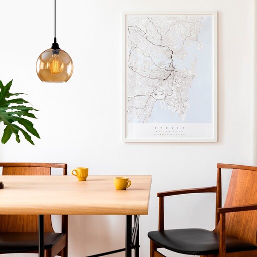 Visilica GOLD, E27, crno/zlatna