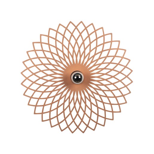 Zidna svjetiljka PELLE, E27,  bakrena