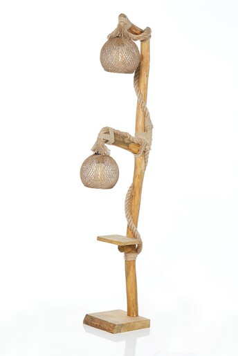 Podna svjetiljka AROBORETUM, E27, smeđa