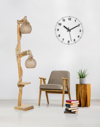 Podna svjetiljka AROBORETUM, E27, smeđa