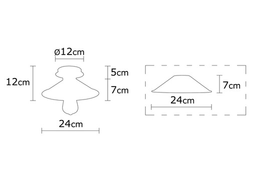 Stropna svjetiljka BERCESTE, E27, crna